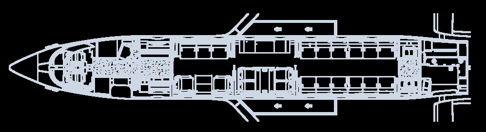 2021 Gulfstream G650ER cabin layout