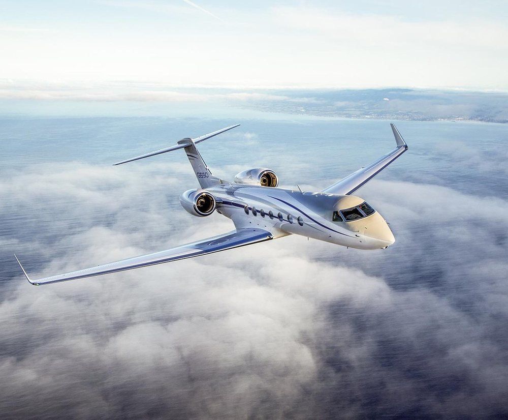 2015 Gulfstream G550 (file image)