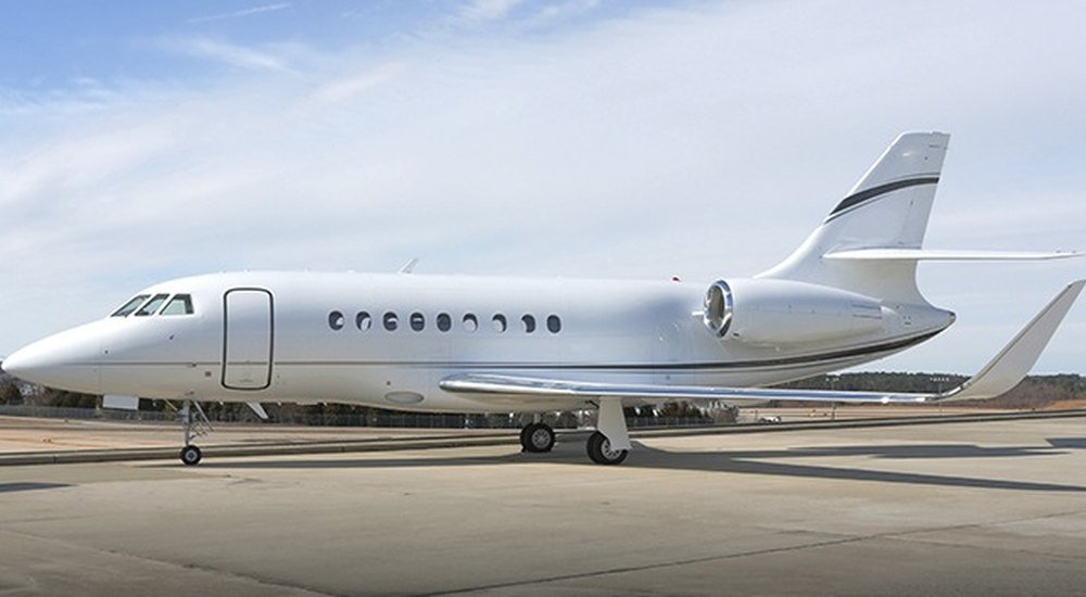 Dassault Falcon 2000LXS (file image)