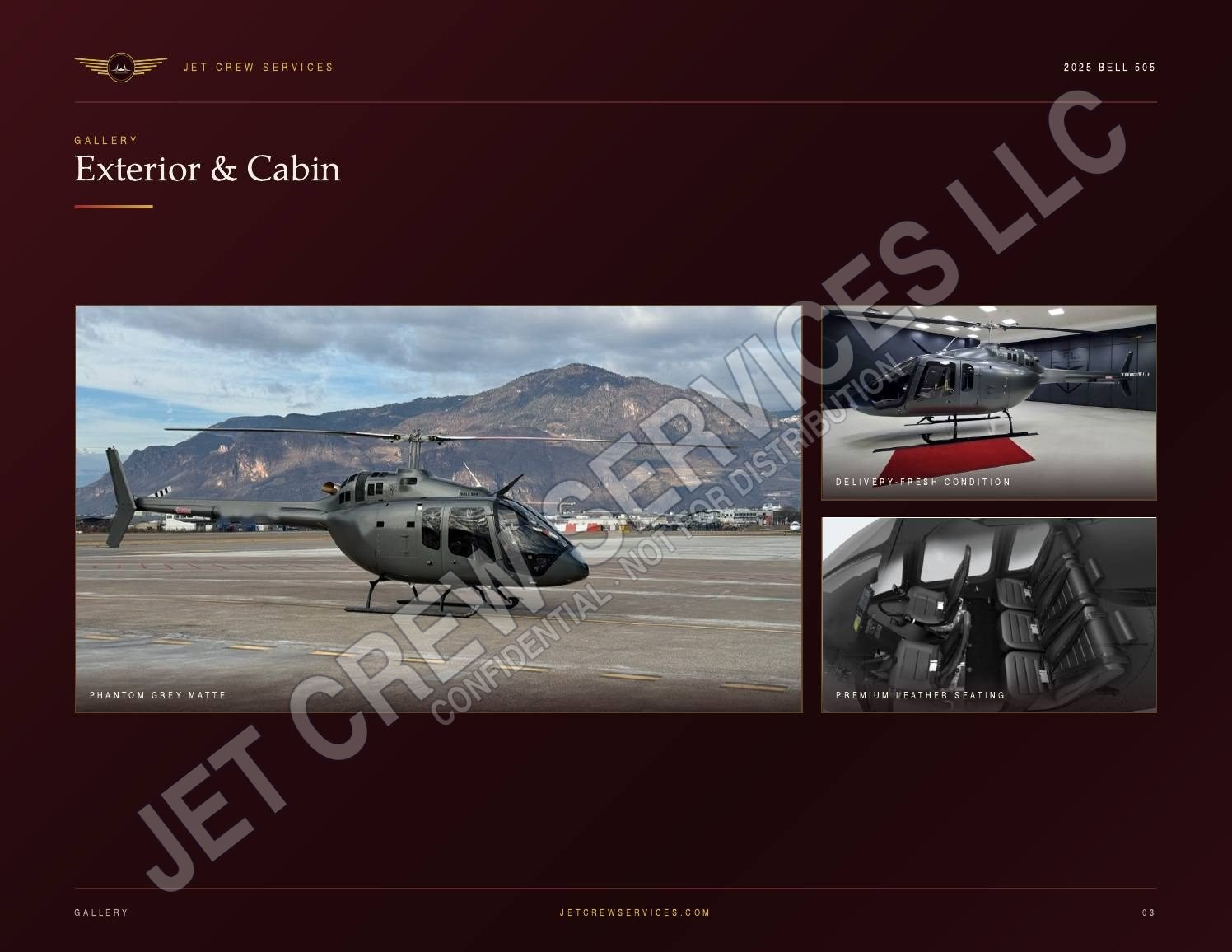 2025 Bell 505 specification, page 3 of 5