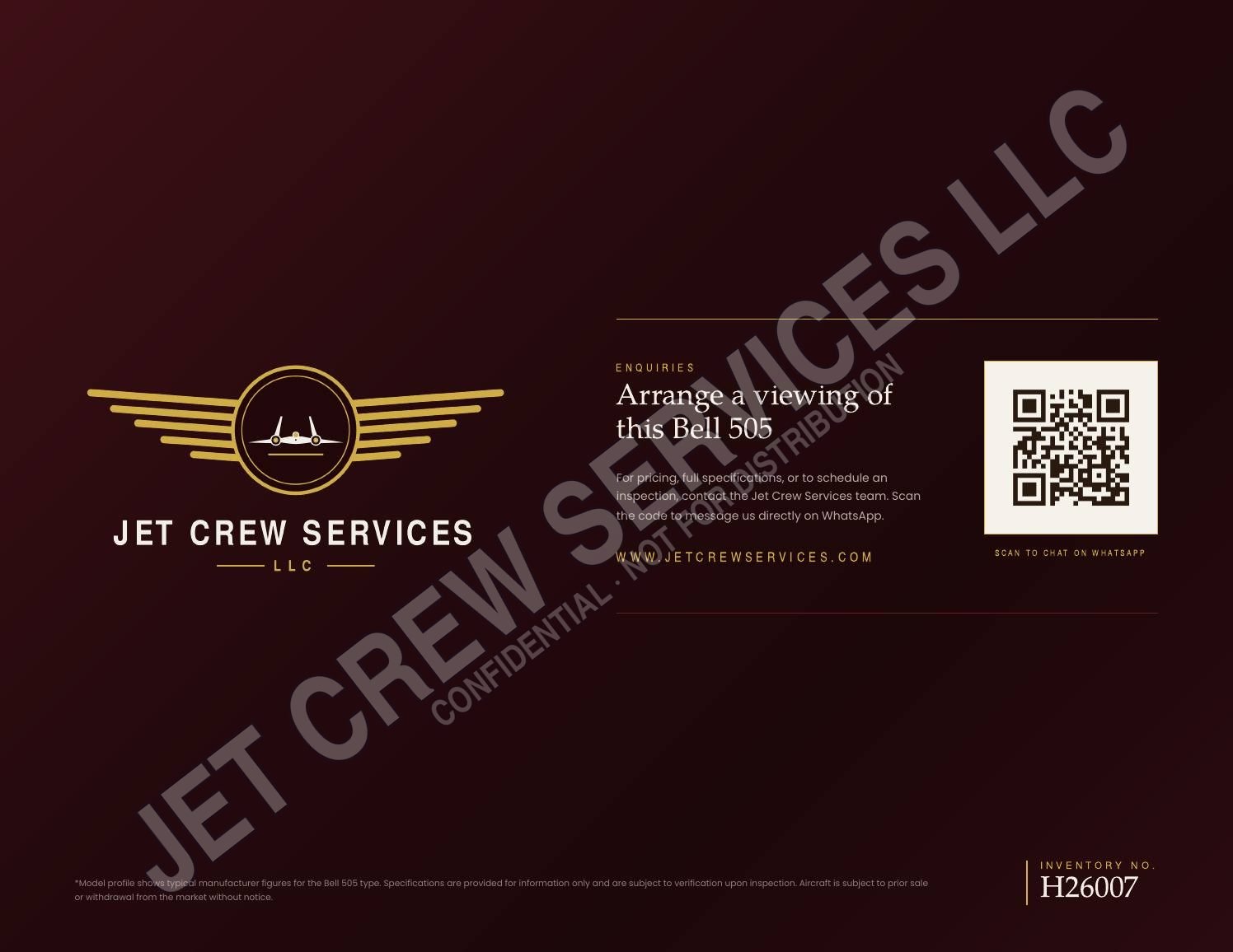 2025 Bell 505 specification, page 5 of 5