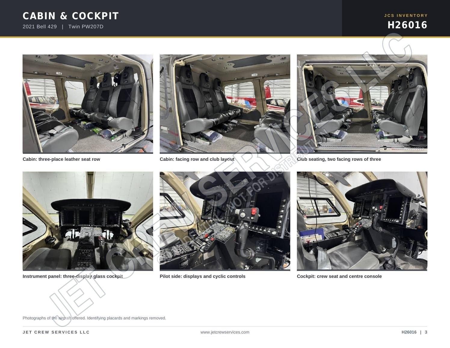 2021 Bell 429 specification, page 3 of 4