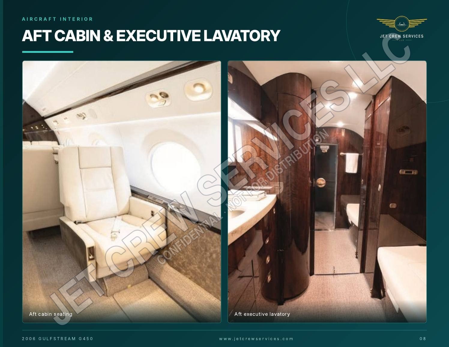 2006 Gulfstream G450 specification, page 8 of 10