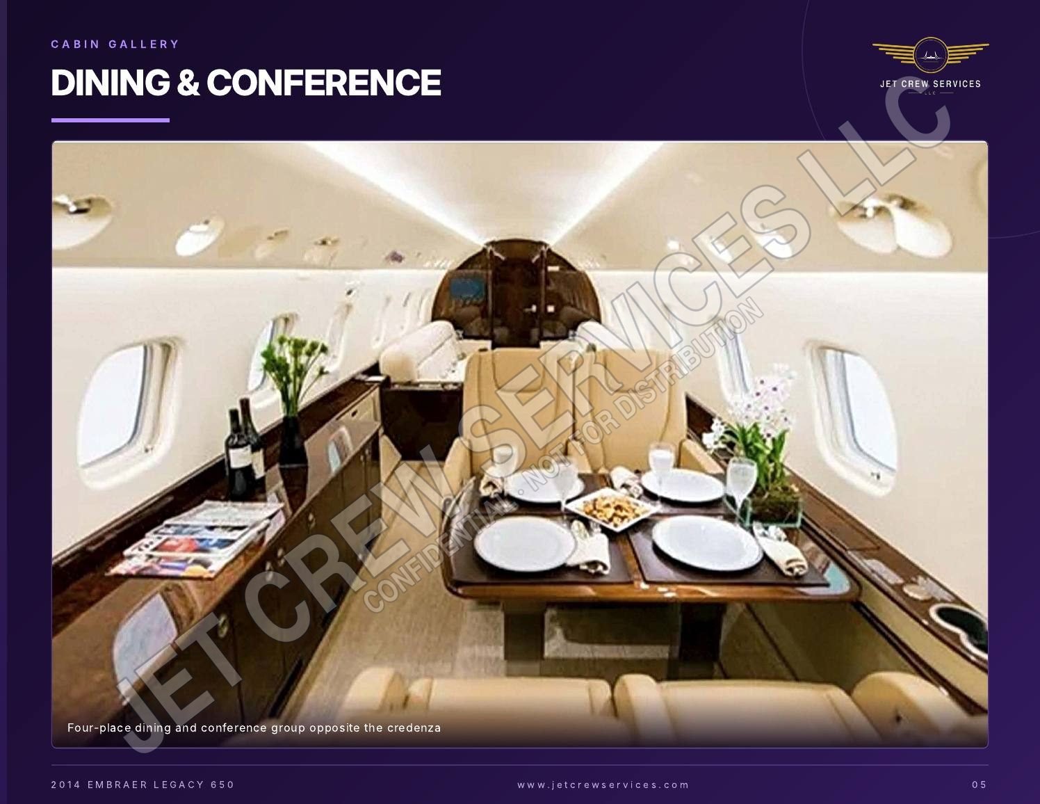 2014 Embraer Legacy 650 specification, page 5 of 9