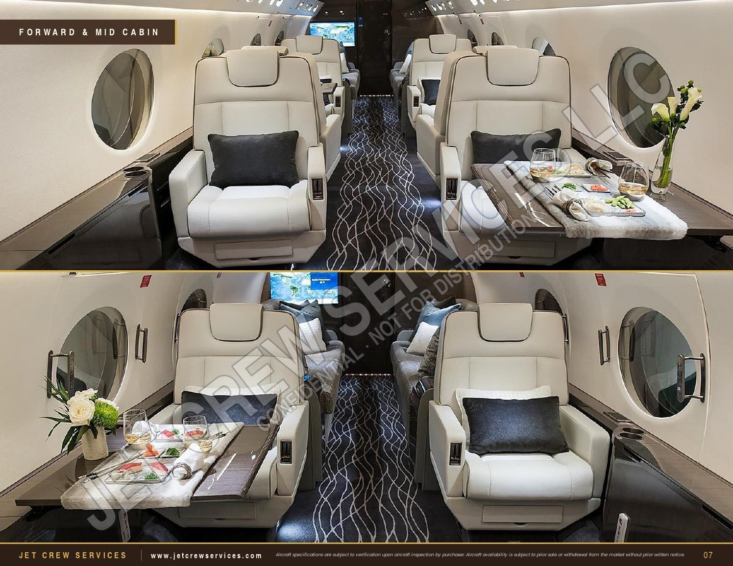 2006 Gulfstream G550 specification, page 7 of 9